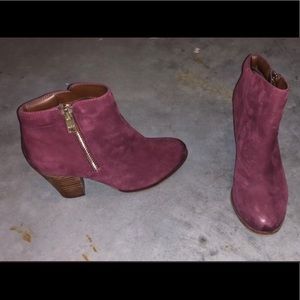 Maroon Aldo Booties